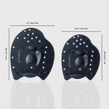 difference in hand paddle sizes