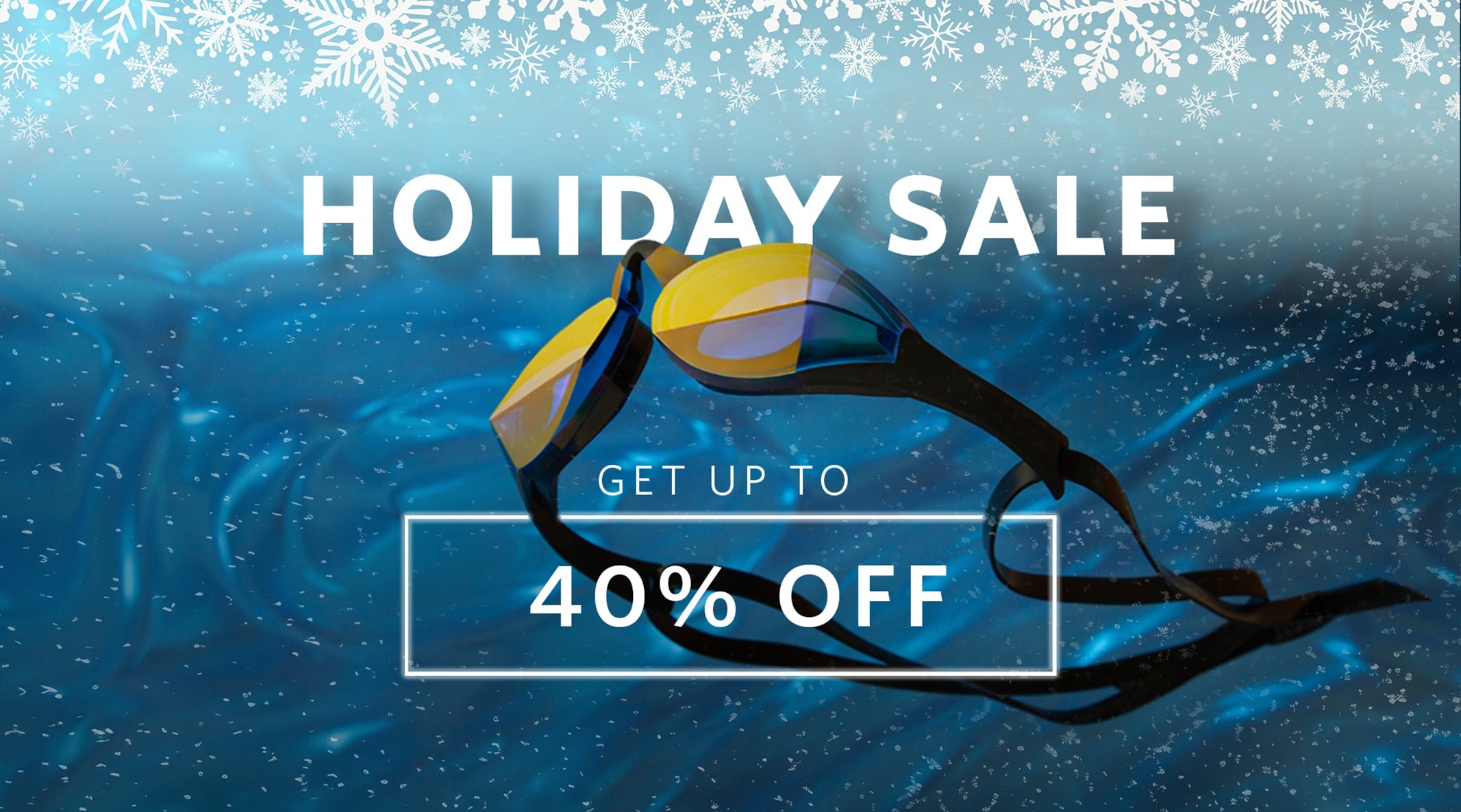 Holiday Sale - SAVE UP TO 50% | Custom Fit Swimming Goggles | 100% Fit Guarantee
