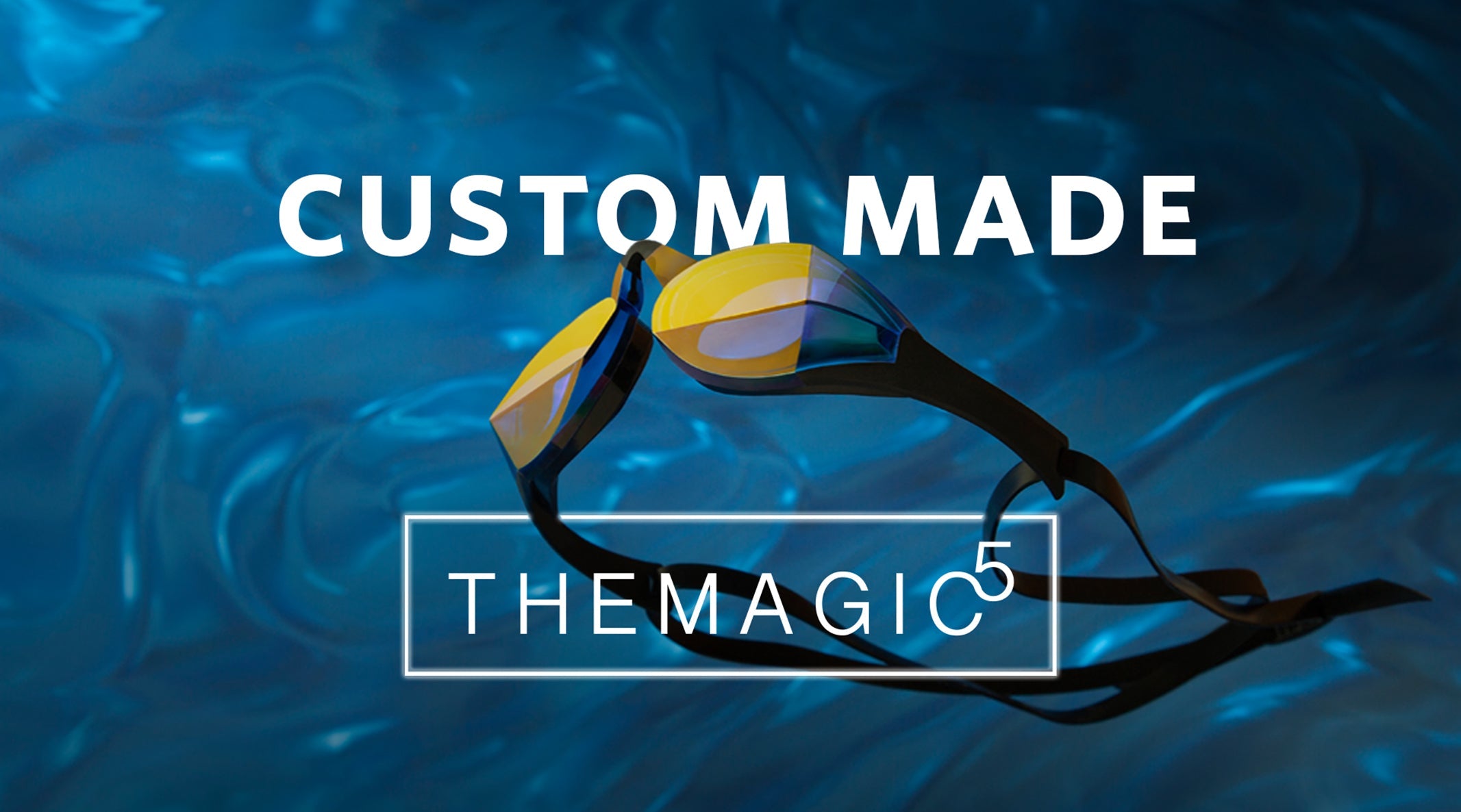THEMAGIC5 Custom Swimming Goggles