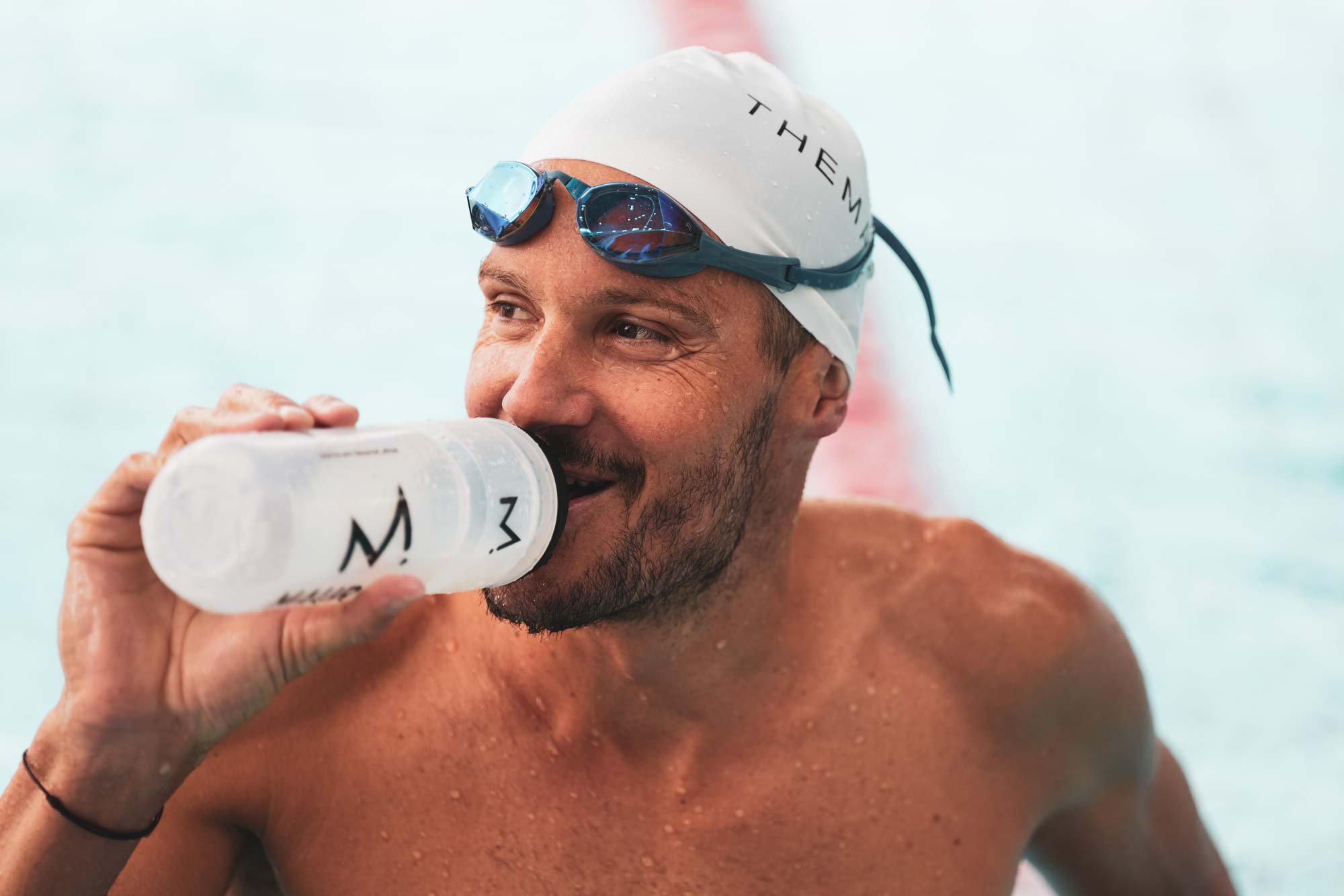 Jan Frodeno drinking water
