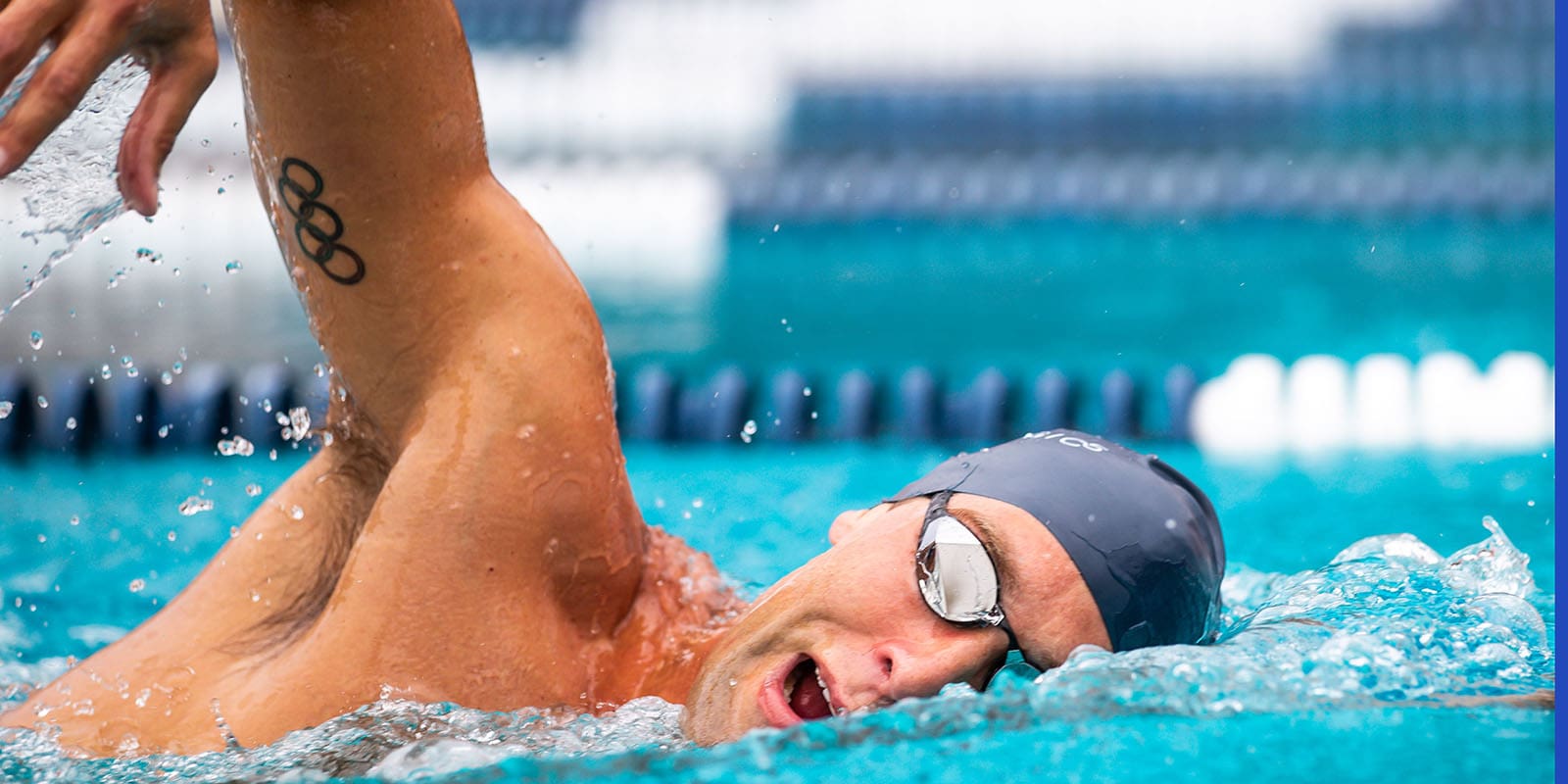 Matt Grevers performs freestyle