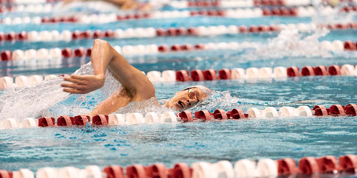Zane Grothe Swimming Freestyle