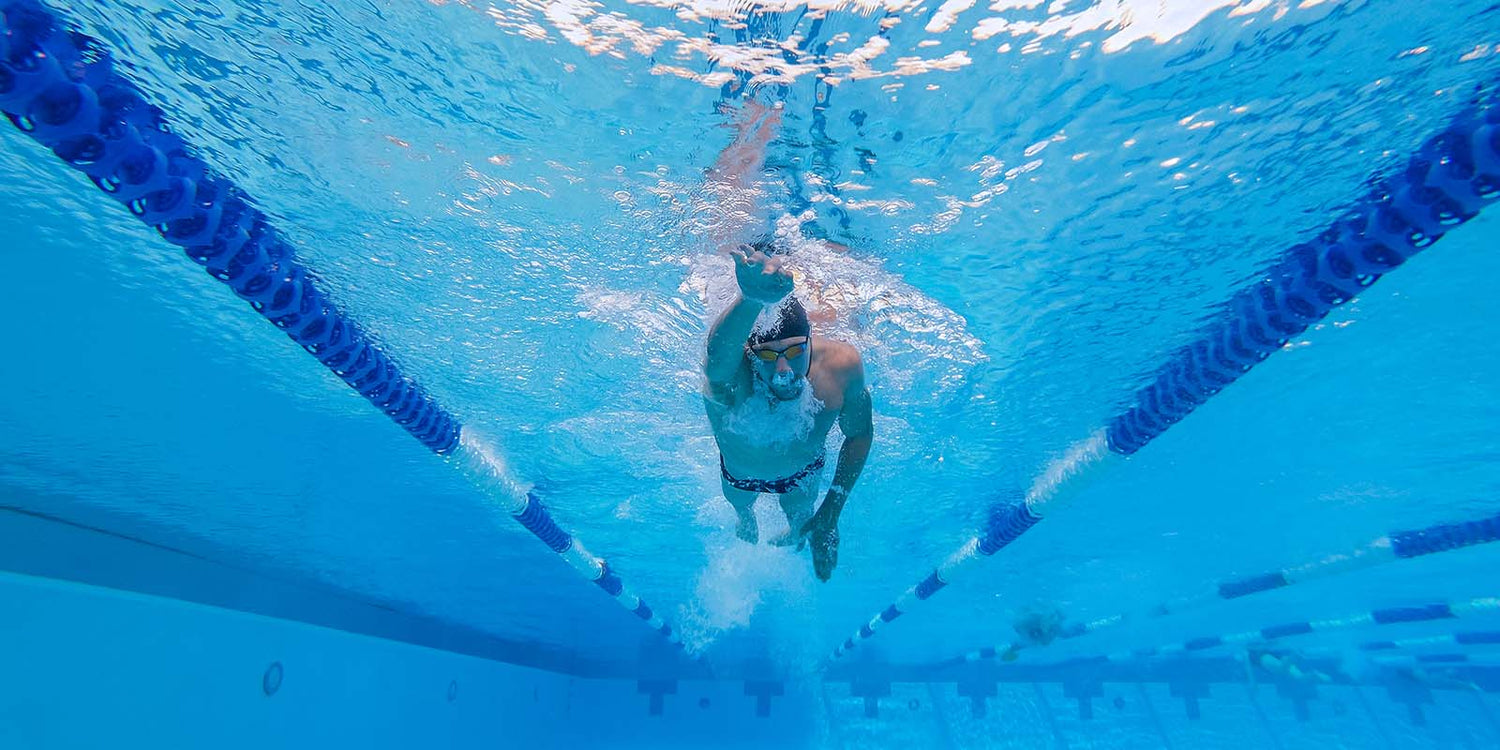 Ben Kanute swimming freestyle