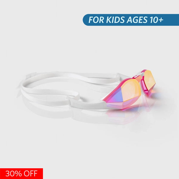 pink magic mirror gold goggles youth