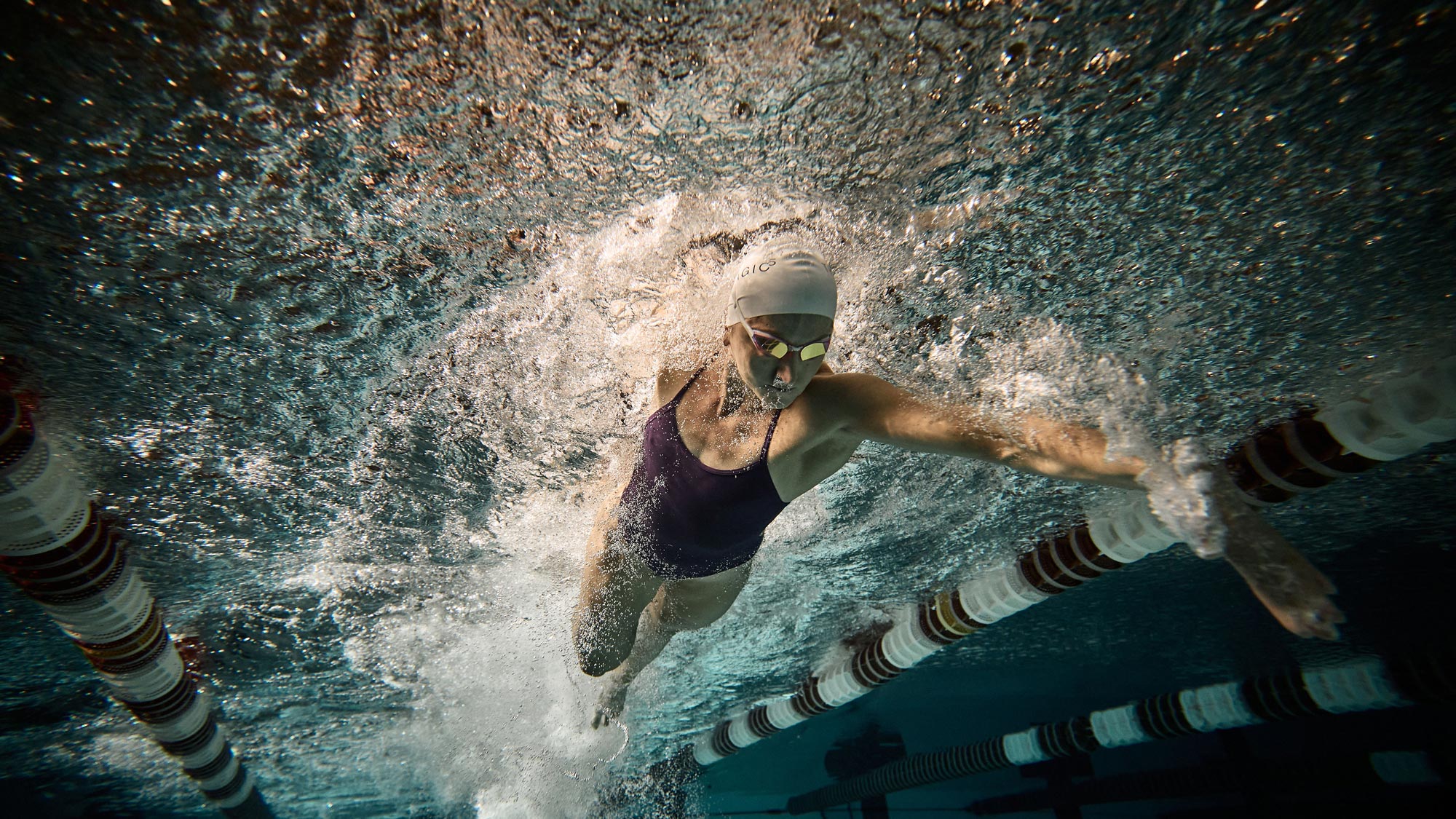 KASIA WASICK use THEMAGIC5 competitive swimming goggles. She is the world's second fastest 50 meter freestyle swimmer.