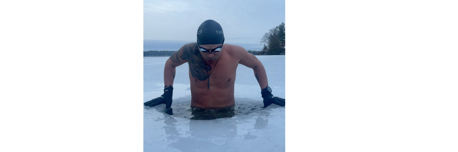 Ron cold dipping in ice