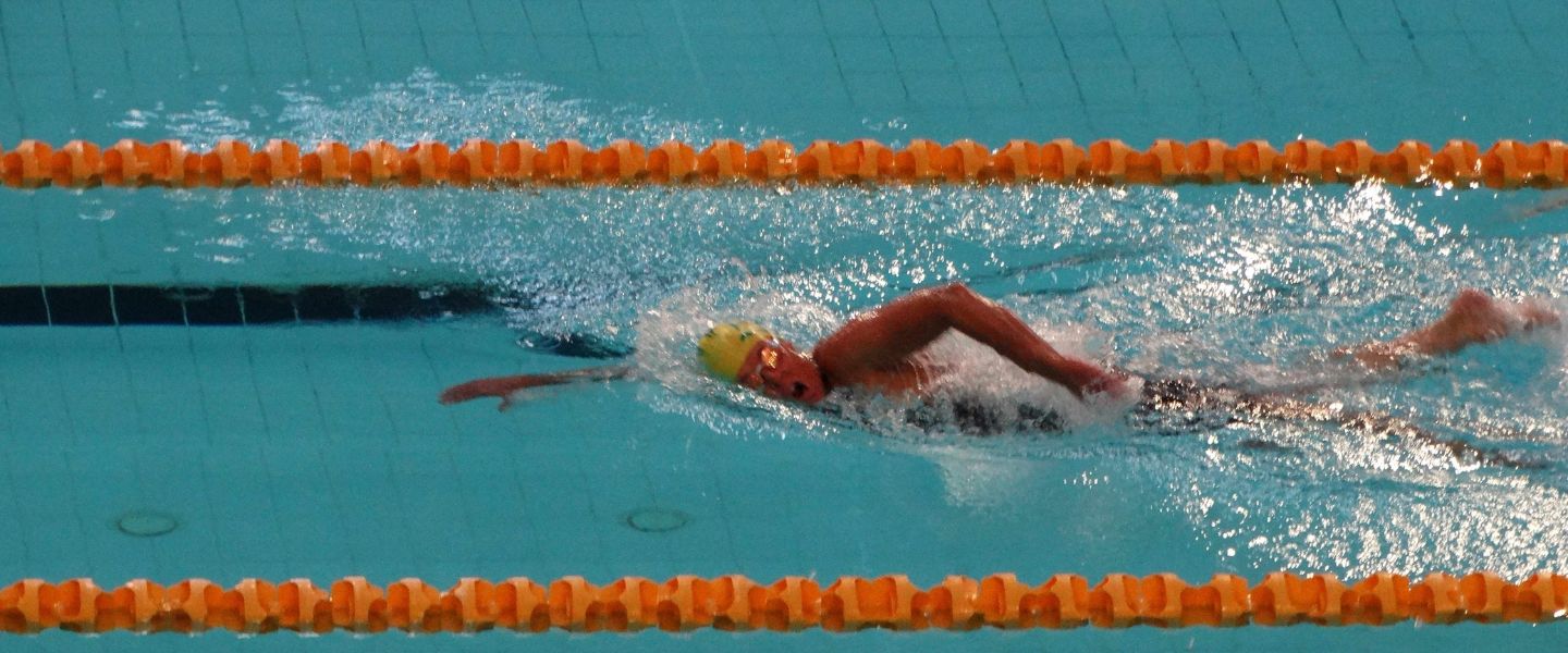 Sue Thompson competing at the Transplant Games
