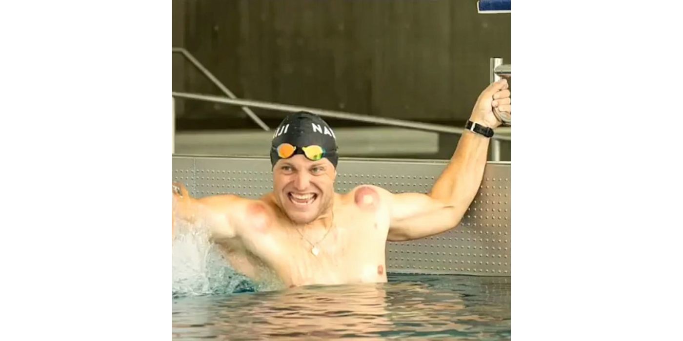 Tom Devert celebrating 