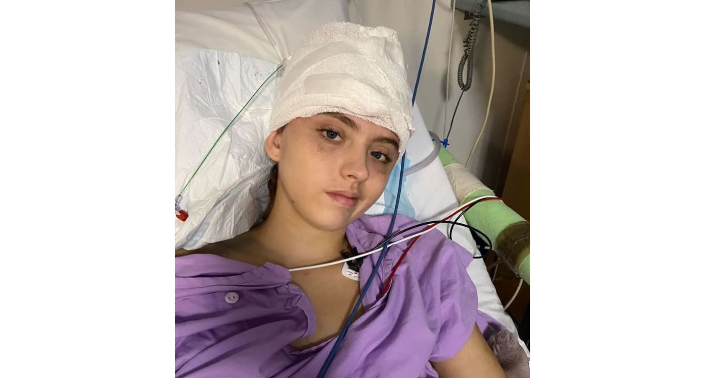 Alexa Leary in the hospital 