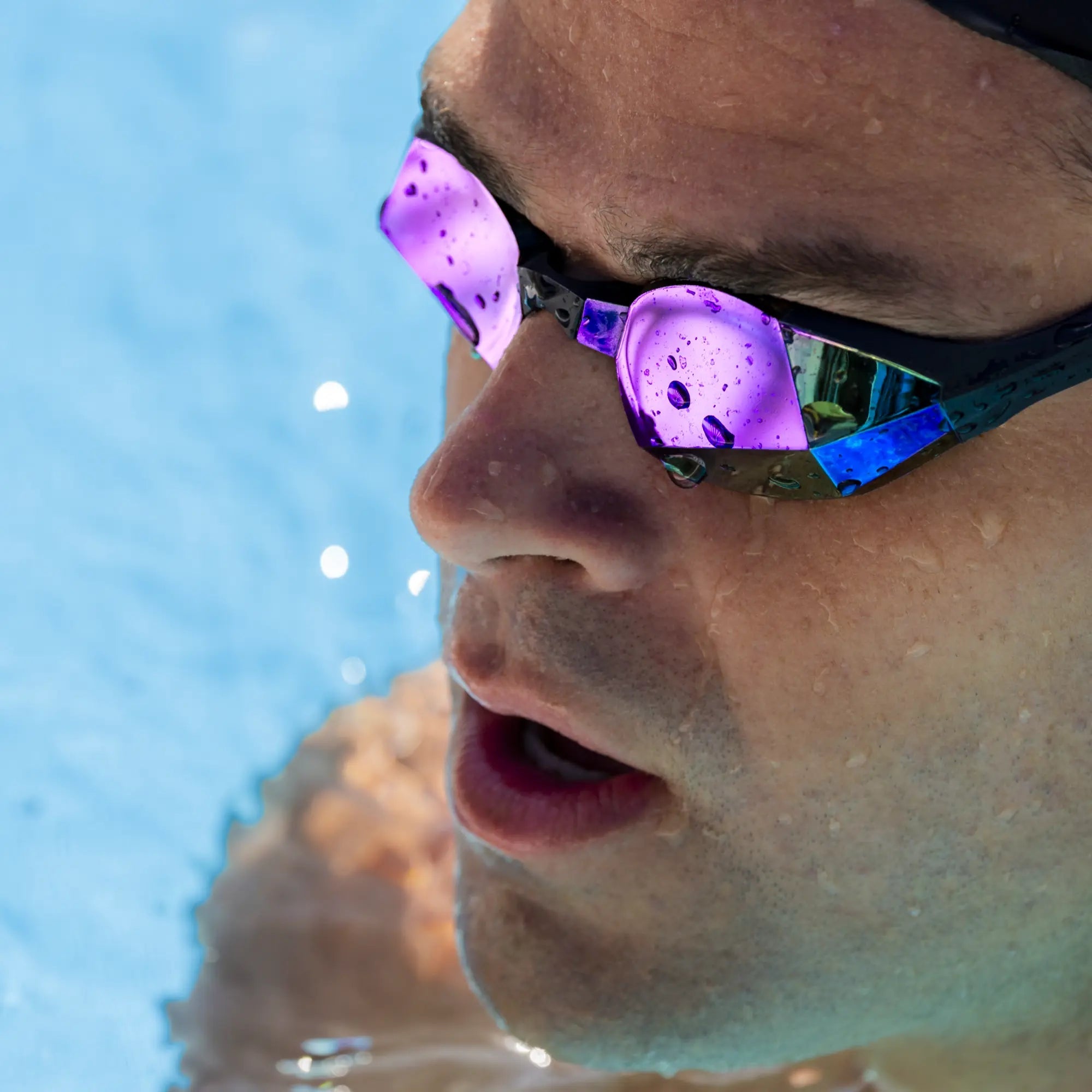 Vector Purple Magic Mirror Blue