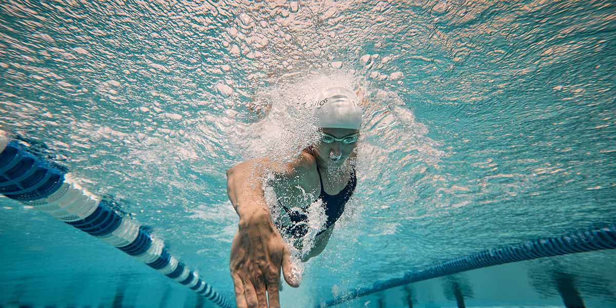 Kasia Wasick Swimming Freestyle