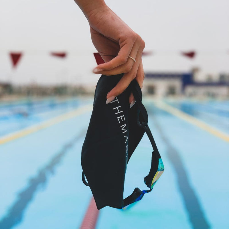 THEMAGIC5 Swim Cap | A Silicone Cap with Internal Grip Texture Navy